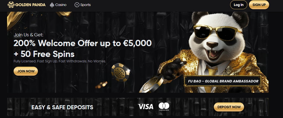 Golden panda